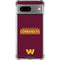 NFL Washington Commanders Performance Series Google Pixel 7a Clear Case